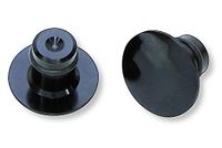 HIGHSIDER Motorfiets afdekkappen voor M10 spiegelschroefdraad, zwart (2-pack)