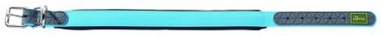 Hunter halsband voor hond convenience comfort neon turquoise 42-50 cmx25 mm