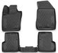 OMAC 2541444 Ensemble de tapis de sol noir, ETP (élastomère thermoplastique)