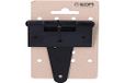 Edm Scharnier D 100 x 75 mm H ° noir EPOXY en boîte suspendue