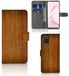 B2Ctelecom Samsung Note 10 Lite Book Style Case Donker Hout