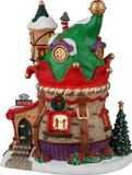 Lemax - No. 2 Elf Lane, B/o (3v) - Kersthuisjes & Kerstdorpen