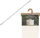 Urban Living Douchegordijn met ringen - wit - PVC - 180 x 200 cm - incl. uitschuifbare ophangstang (70-120 cm)