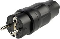 PC Electric 05721-ss Stekker met randaarde Kunststof 250 V Zwart IP54