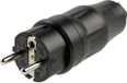 PC Electric 05721-ss Stekker met randaarde Kunststof 250 V Zwart IP54