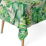 ECOMMERC3 Vlekafstotend tafelkleed voor rechthoekige tafel, afmeting 180 x 140 cm, vuilafstotend tafelkleed, extra zacht en waterdicht, eenheidsmaat