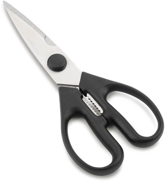 Arcos Prochef Serie Keukenschaar - RVS Lemmet 195 mm - Polypropyleen Handvat Zwart