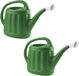 Hega Hogar Gieter - Set van 2x stuks - vert - kunststof - met broeskop - 3.7 liter