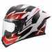 LS2 FF820 Rapid III Xtrem Helm - Integraalhelm - Maat M - Wit/zwart/rood