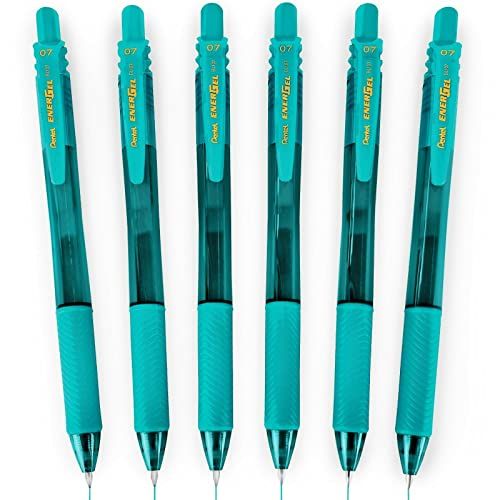 Pentel Energel Liquid Gel Roller - Turquoise - 0.35mm - 12 Pack