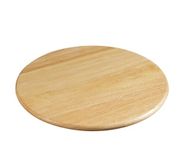 Zassenhaus Draaiplateau van rubberhout in de kleur bruin, afmetingen: 35 cm x 35 cm, 050264