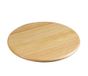 Zassenhaus Draaiplateau van rubberhout in de kleur bruin, afmetingen: 35 cm x 35 cm, 050264