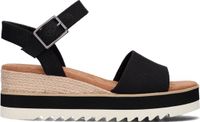 Toms Diana Sandalen - Sleehak - Dames - Zwart - Maat 36.5