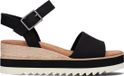 Toms Diana Sandalen - Sleehak - Dames - Zwart - Maat 36.5