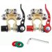 Cosses de batterie à déconnexion rapide à 4 broches pour voitures, camions et caravanes 12 V/24 V - Lot de 2
