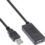 InLine Actieve USB-A Verlengkabel | 5 meter | Zwart