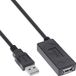 InLine Actieve USB-A Verlengkabel | 5 meter | Zwart