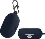 kwmobile Hoes geschikt voor Jabra Elite 7 Pro / Elite 7 Active - Siliconen cover voor oordopjes in donkerblauw