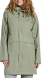Didriksons Avon Parka Regenjas Dames - Groen - Maat XL