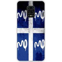 Xiaomi Drapeau martinique bedrukt siliconen hoesje compatibel met Redmi Note 9 Pro