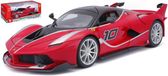 Bburago Burago Ferrari FXX K No.10 - 1:18 - Rood