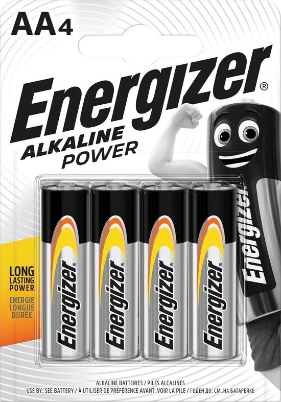 Energizer AA Alkaline Batteries (4-Pack)