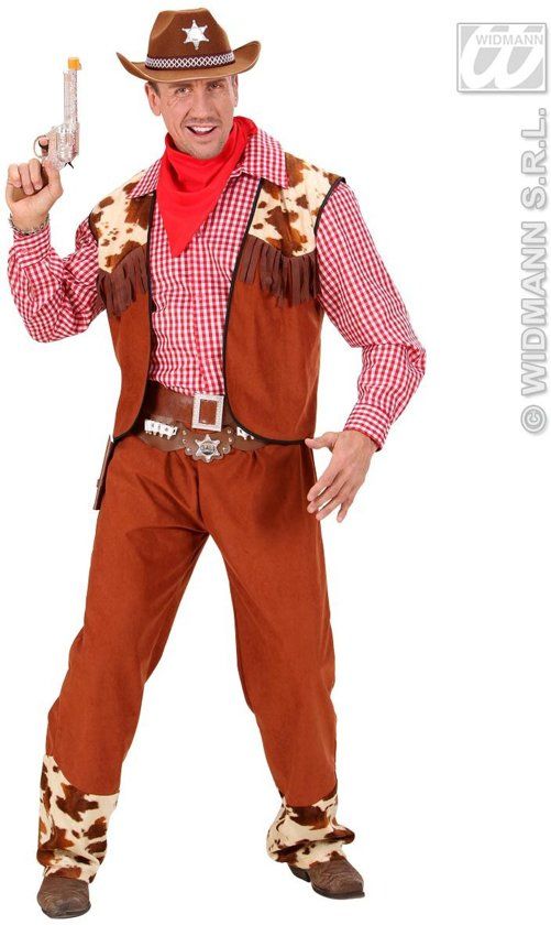 Widmann Cowboy Luxe Renegade Kostuum Man XL Carnaval kostuum Verkleedkleding