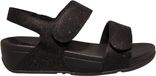 Fitflop Lulu Adjustable Shimmerlux B-st Sandalen Zwart EU 40 Vrouw