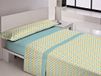 Style Libela Avila, beddengoed van polykatoen, groen, 205 x 135 x 3 cm