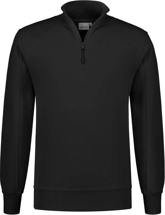 Santino Roswell Zipneck Sweater - Black - Men's M