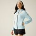 Regatta Dames Ferna Marl Full Zip Hooded Stretch Midlayer Blauw