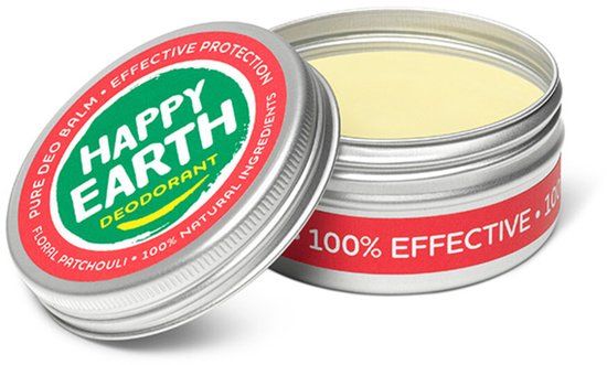 Happy Earth 100% Natuurlijke Deodorant Balm Floral Patchouli 45 gr