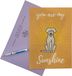 Made By Goof Eetbare wenskaart bacon -you are my sunshine 21 x 15 cm