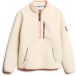 Superdry Trui Outdoor Half Zip Fleece W2012341a Ecru Dames Maat - XL