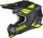 O'NEAL 2Series Spyde V23 Crosshelm - Zwart/Fluoriserend geel - Maat L