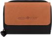Greenburry Nappa Portemonnee RFID-bescherming Leer 11 cm - Dames - Horizontaal - black-tan