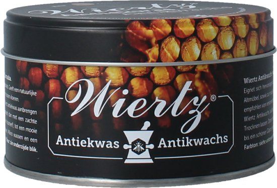 Wiertz Antiekbruin 250 gr - Antiekbruine meubelwas voor hout - 250 ml