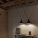 DCW Suspension Lampe Gras 324 XL, conique, noir