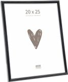 Deknudt Frames S011S2 fotolijst, kunststof, smal, zwart, 20 x 25 cm