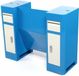 HBM 250 DeLUXE onderzetkast Metaal Blauw/Wit 3 Lades