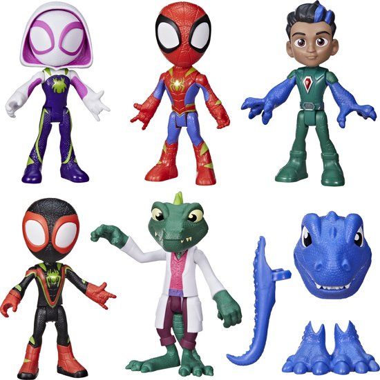 Hasbro Marvel Spidey and His Amazing Friends Dino-Webs, Dino Heroes - Lizard speelset
