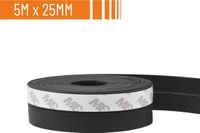 Simple Fix Tochtstrip - 500cm x 2.5cm - Zwart