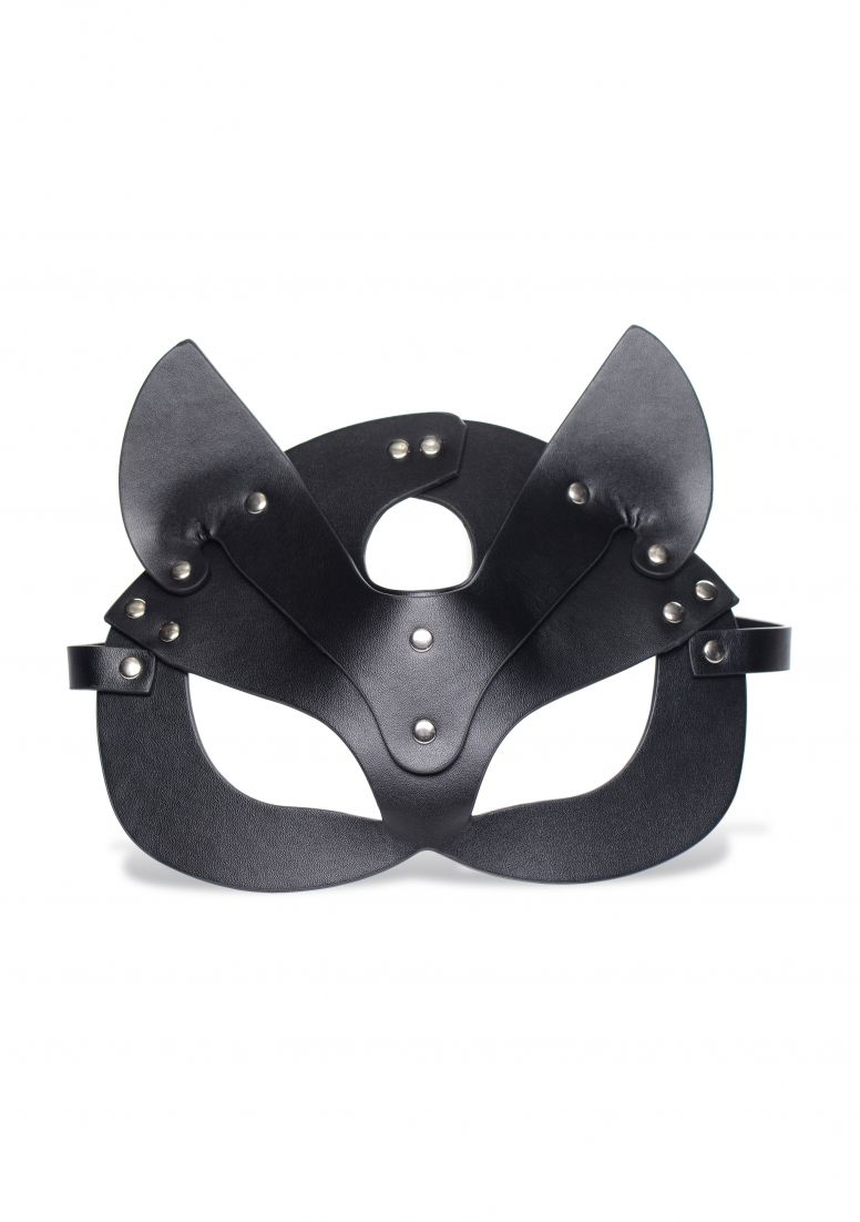 Master Series Naughty Kitty Cat Mask - Black - Zwart
