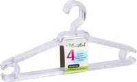 Inde Bol Kledinghangers Wit (4 Uds)