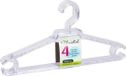 Inde Bol Kledinghangers Wit (4 Uds)