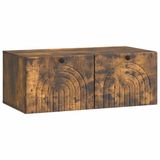 vidaXL Wandmontage TV-kast Gerookt eiken 78,5 x 41 x 30 cm