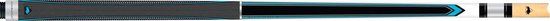 Buffalo Dominator II Poolcue 3 - Zwart/Blauw - Professioneel - 2-delig