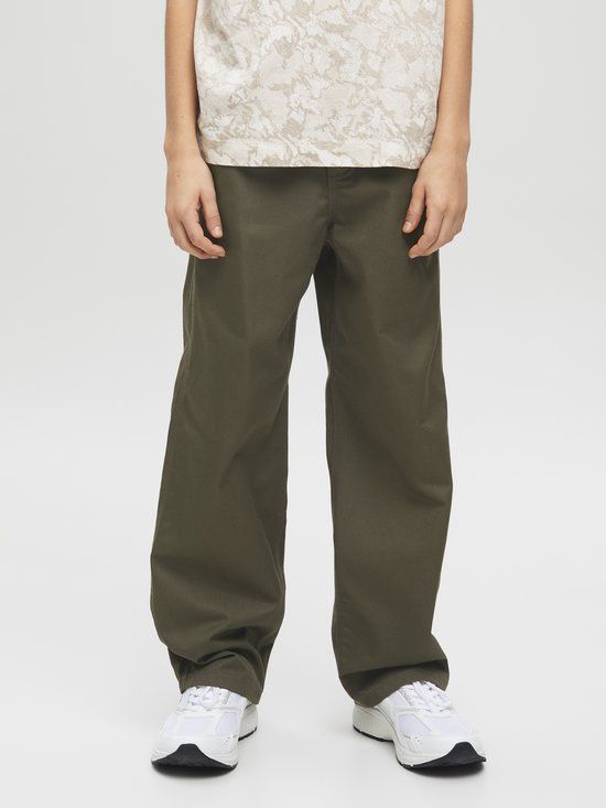 JACK&JONES JPSTALEX CLEAN JJWORKER PANTS NOOS JNR Jongens Broek Olive Night
