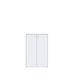 FORTE Kommode Tempra, commode, 2 portes, beaucoup d'espace de rangement, hauteur 111,1 cm, largeur 73,7 cm