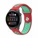 By Qubix - Sport Edition siliconen band - Rood + mintgroen - geschikt voor Huawei Watch GT 6 / GT 7 / GT 6 pro / GT 7 pro - 46mm